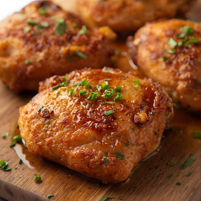 Crispy Baked Chicken Thighs Recipe