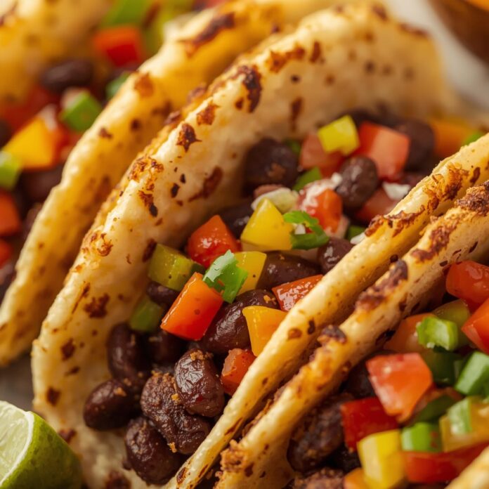 Crispy Black Bean Tacos Recipe