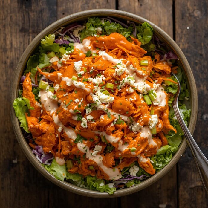 Crispy Buffalo Chicken Salad Recipe