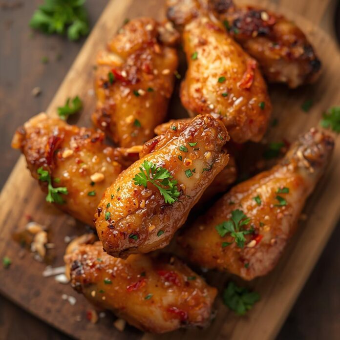 Garlic Butter Chicken Wings Recipe