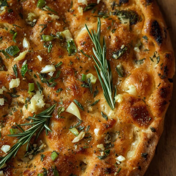 Garlic Herb Flatbread Recipe