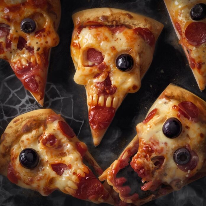Halloween Pizza Skulls Recipe