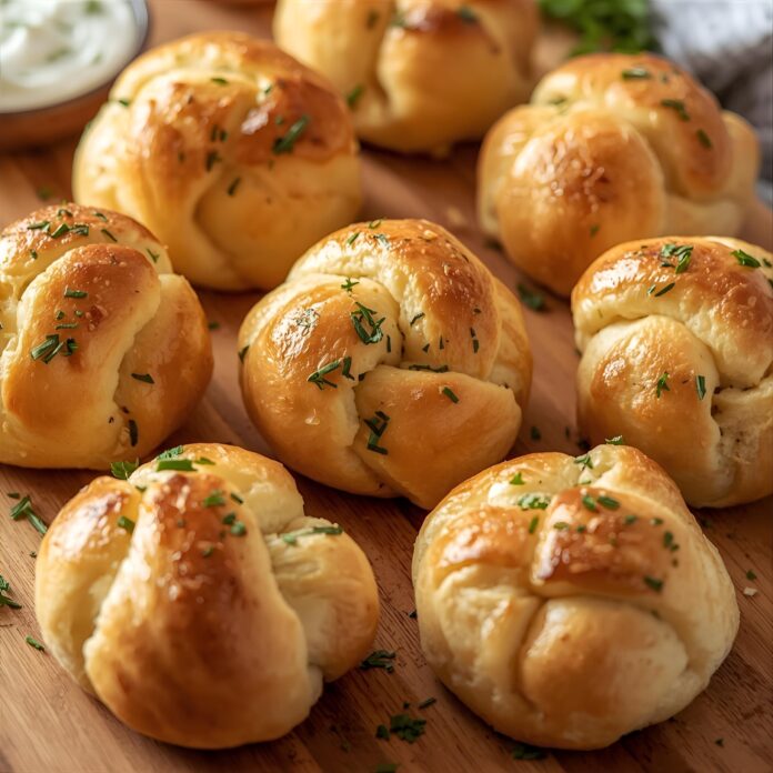 Homemade Garlic Knots Recipe