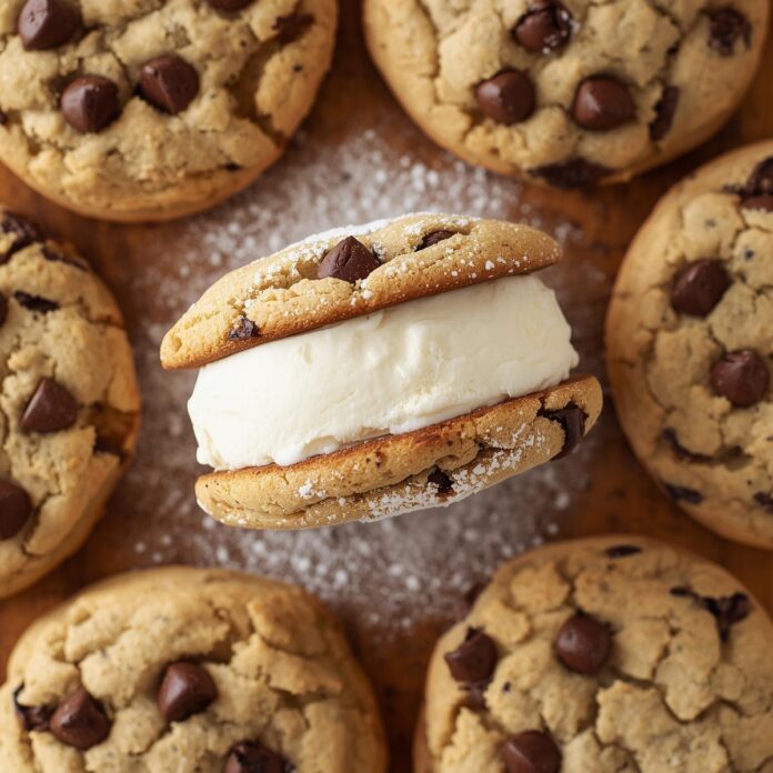 Homemade Ice Cream Cookie Sandwiches Recipe