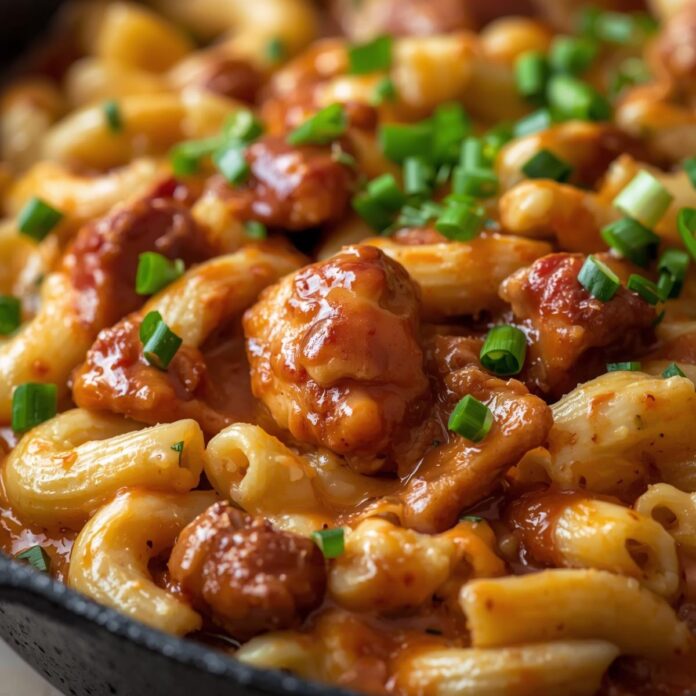 Honey BBQ Chicken Mac and Cheese Recipe