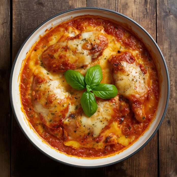 Keto Chicken Parmesan Casserole Recipe