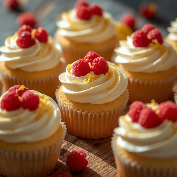 Raspberry Lemon Cupcakes Recipe