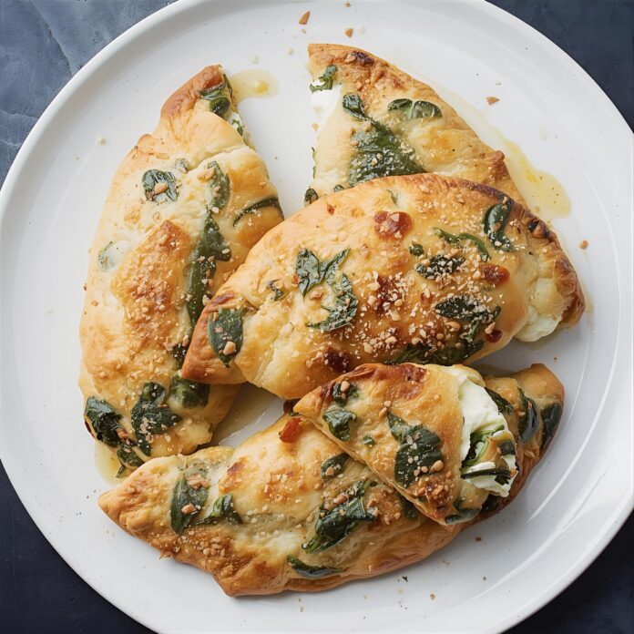 Ricotta and Spinach Calzones Recipe