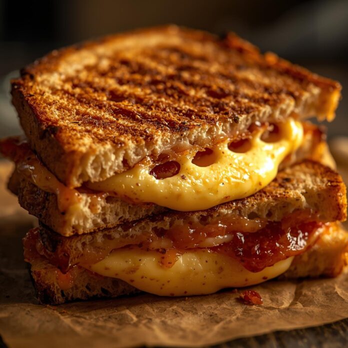 Sun-Dried Tomato Pesto Grilled Cheese Recipe