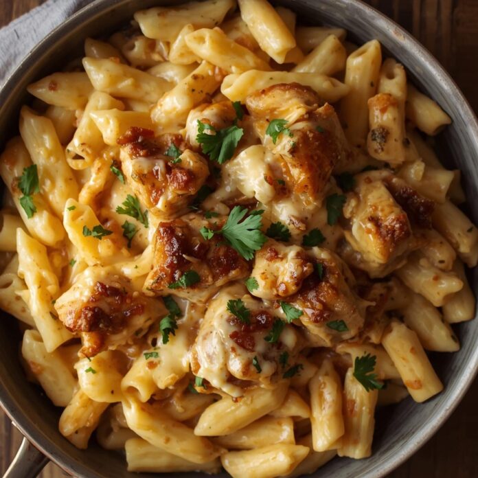 White Cheddar Chicken Pasta Recipe