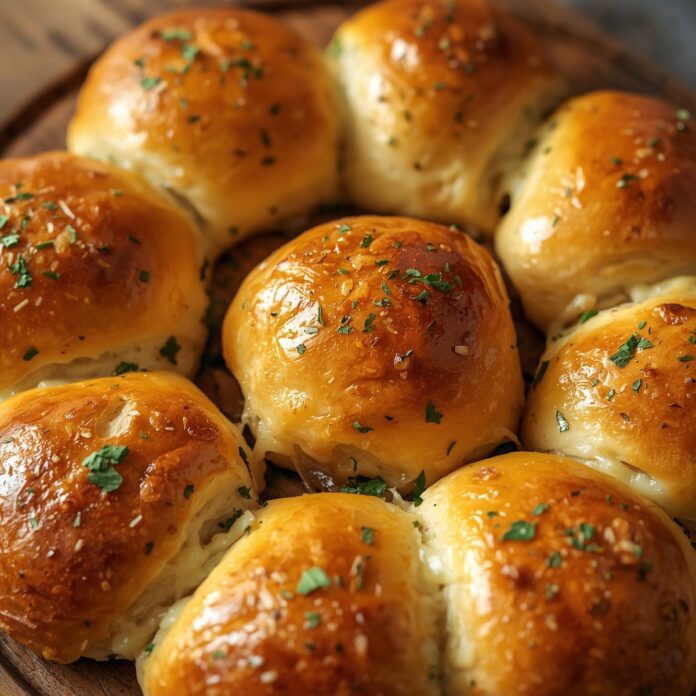 10-Minute Easy Garlic Cheese Rolls