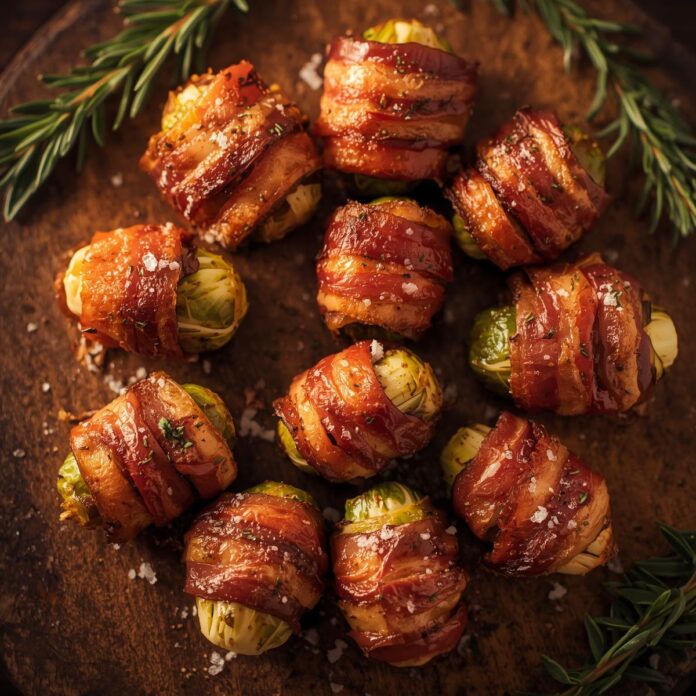 Bacon Wrapped Brussel Sprouts