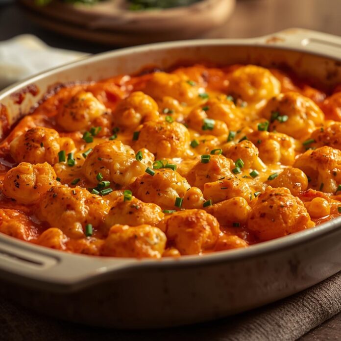 Buffalo Cauliflower Casserole Recipe