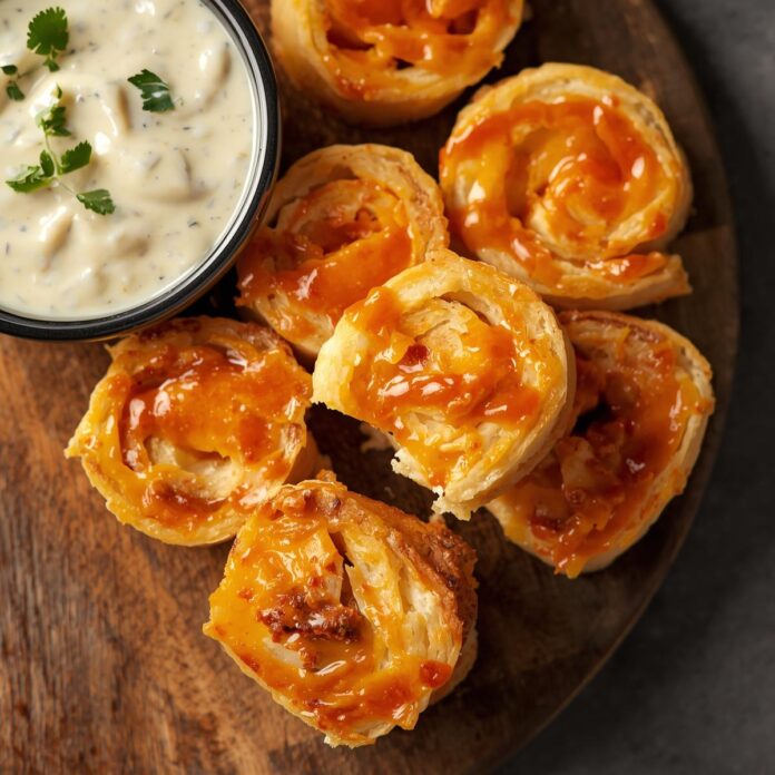 Buffalo Chicken Pinwheels