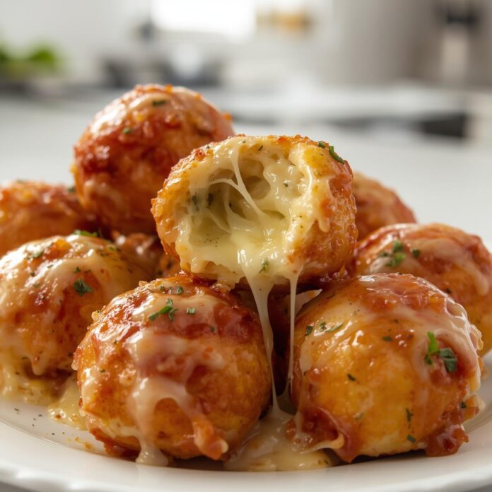 Cheesy Garlic Pizza Balls