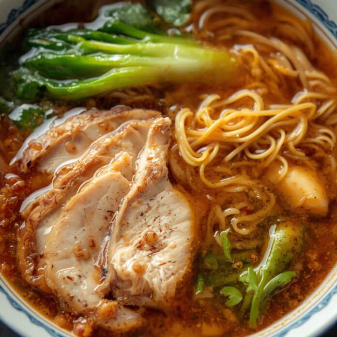 Chicken Vegetable Ramen Noodles