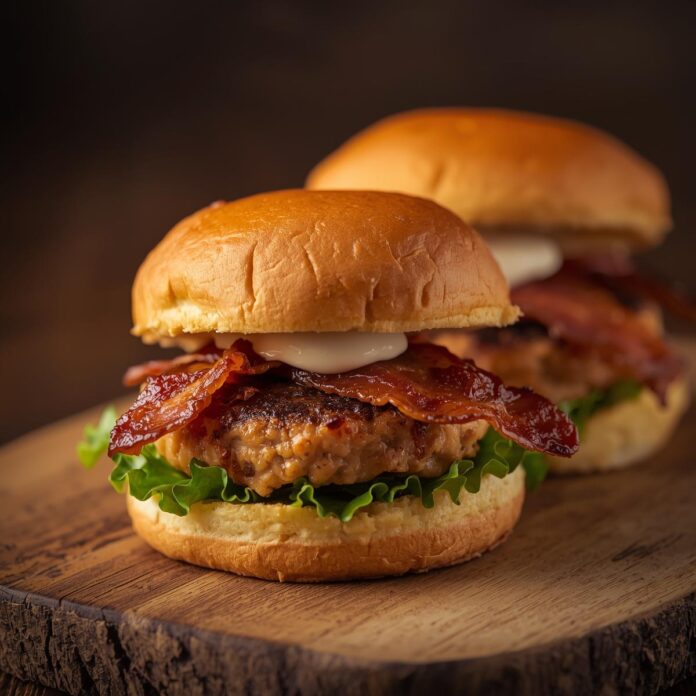 Chicken and Bacon Sliders