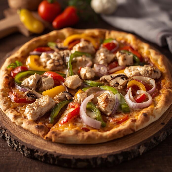 Chicken and Veggie Pizza