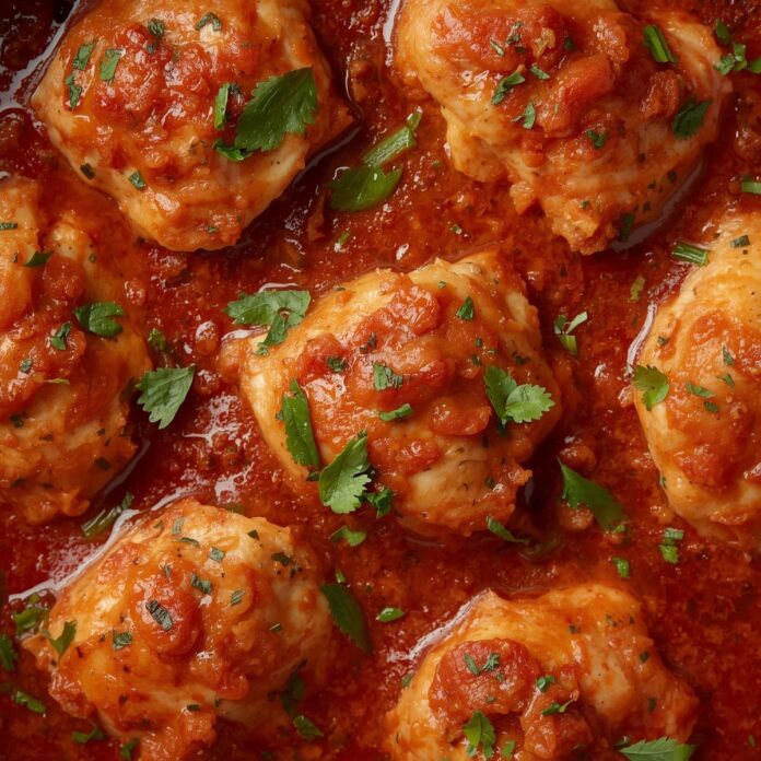 Chicken with Tomato Sauce