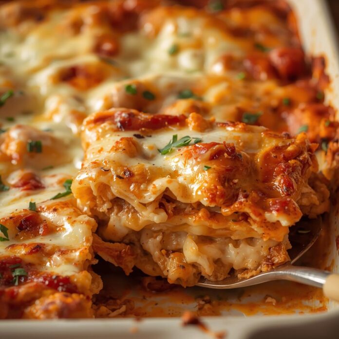 Crack Chicken Lasagna Bake Recipe