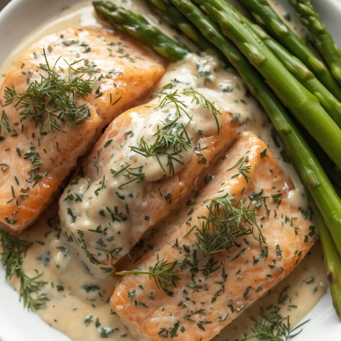Creamy Dill Salmon Recipe