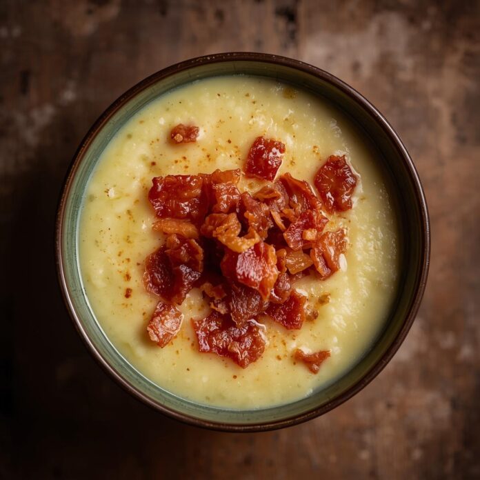Creamy Potato Leek Soup with Bacon Recipe