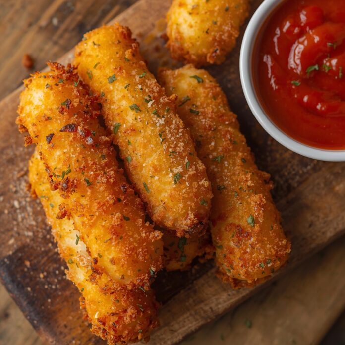 Crispy Hot Mozzarella Sticks