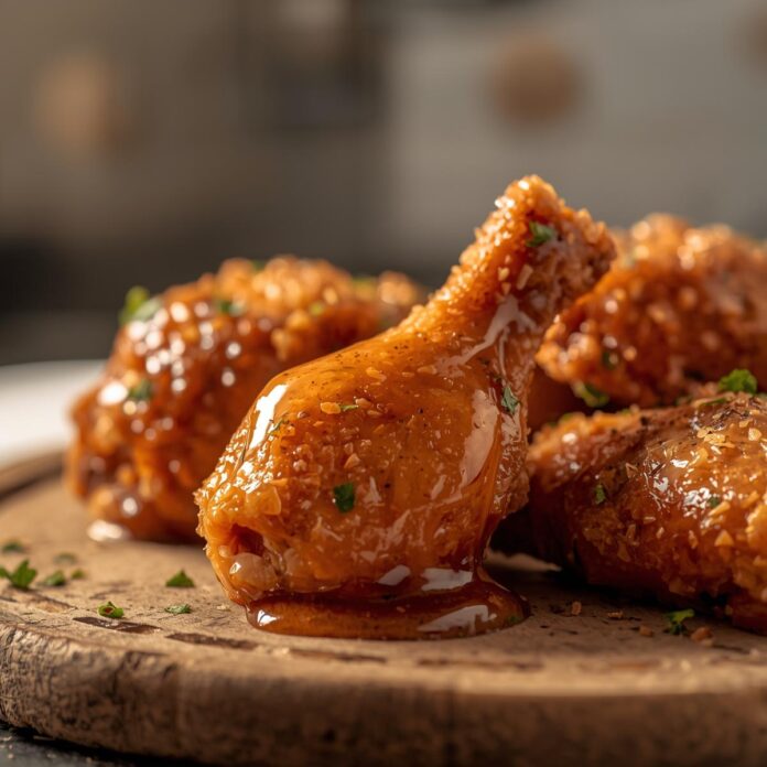 Golden Crunchy Hot Honey Chicken Recipe