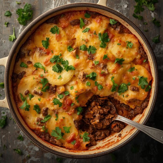 Ground Beef Potato Casserole