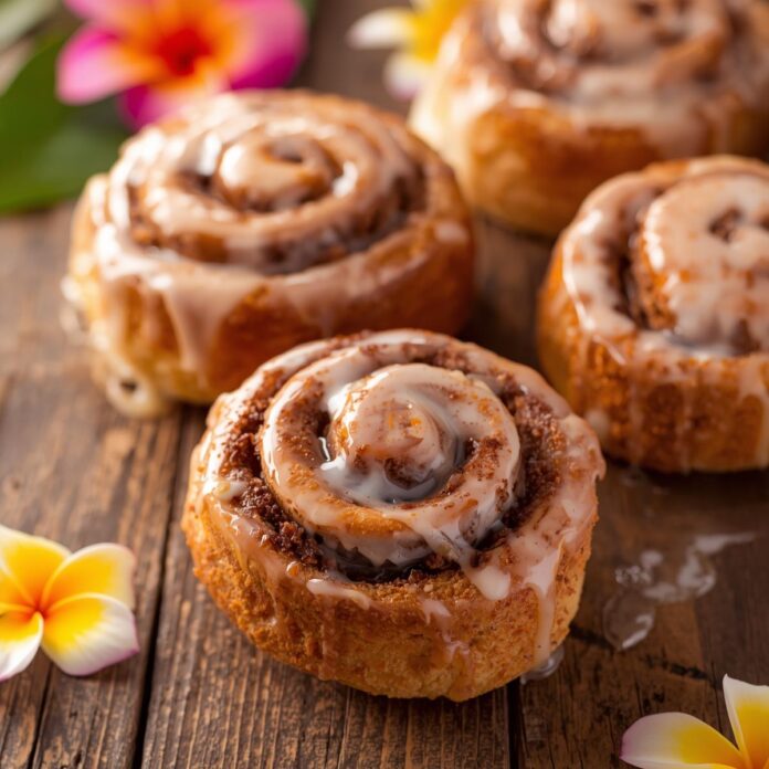 Hawaiian Cinnamon Rolls
