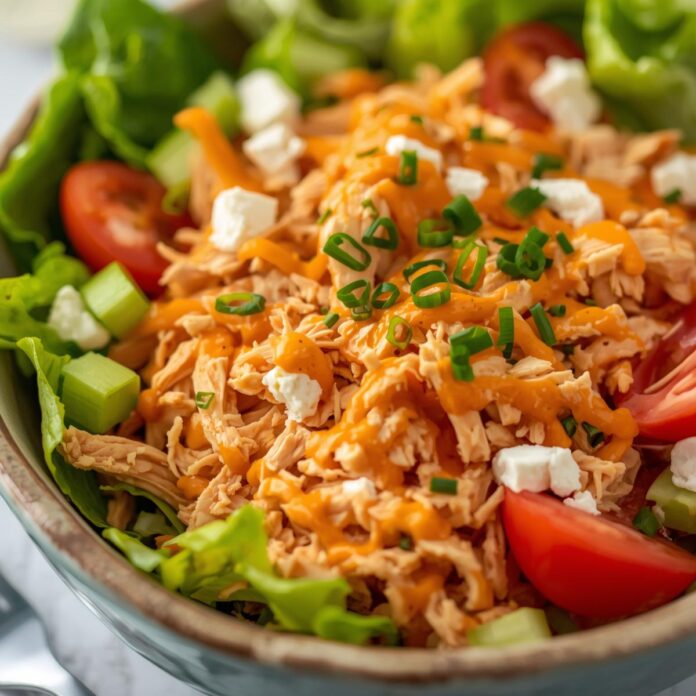 Healthy Buffalo Chicken Salad