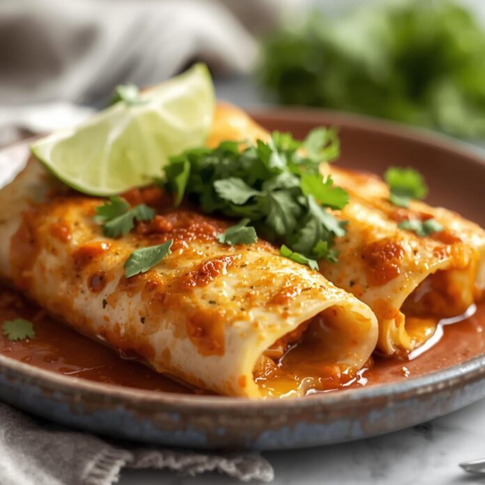Honey Lime Chicken Enchiladas
