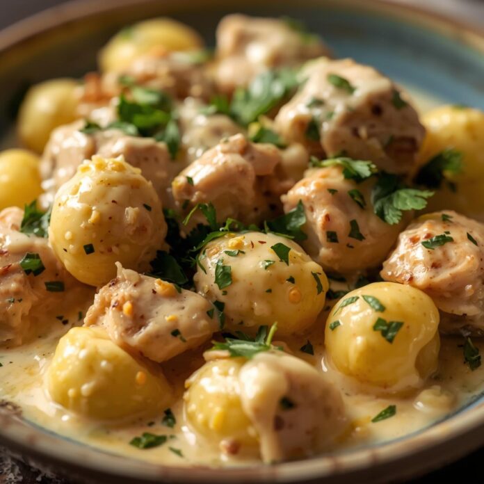 Lemon Chicken Gnocchi