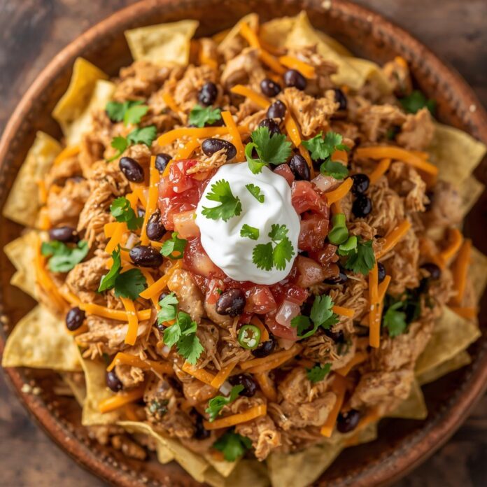 Loaded Chicken Nachos