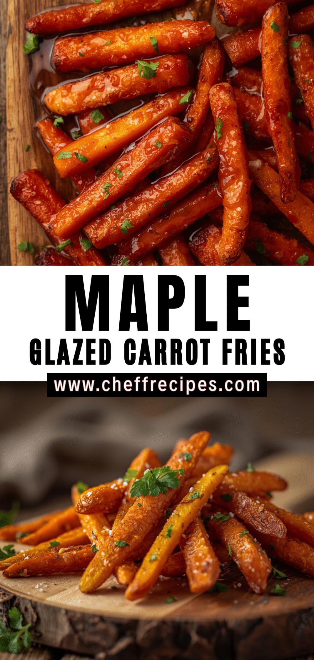 Maple Glazed Carrot Fries | Cheff Recipes