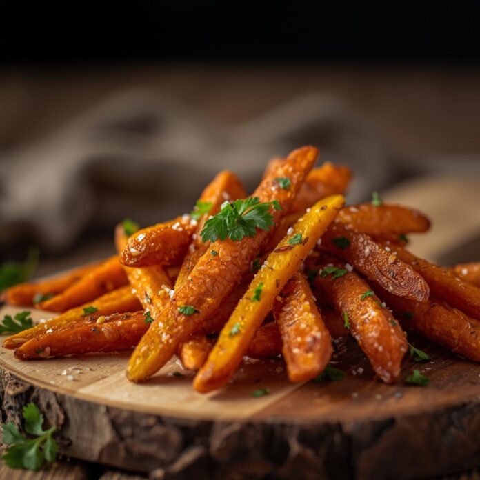 Maple Glazed Carrot Fries