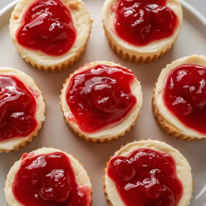 Mini Cherry Cheesecakes