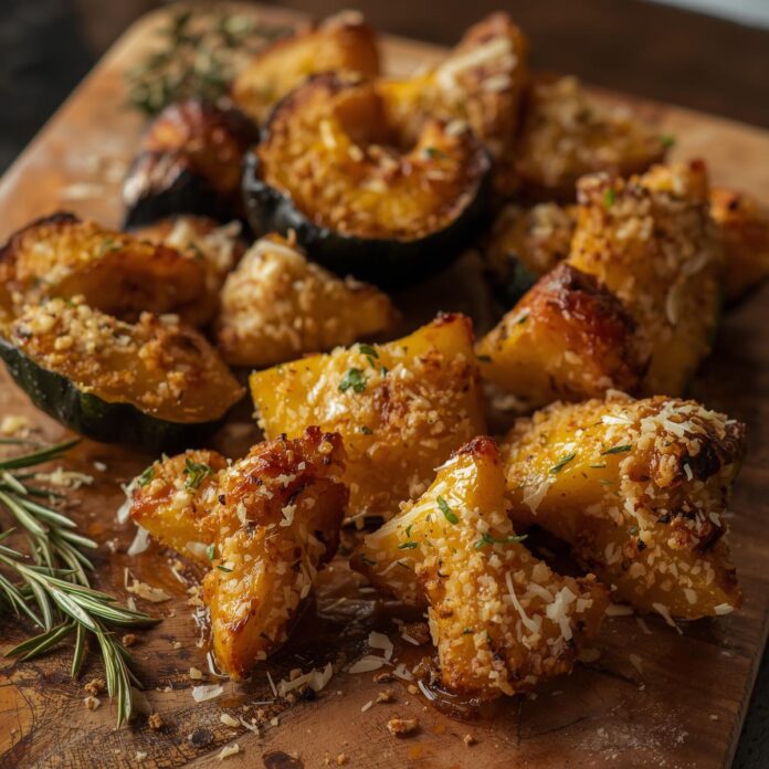 Parmesan Herb Roasted Acorn Squash