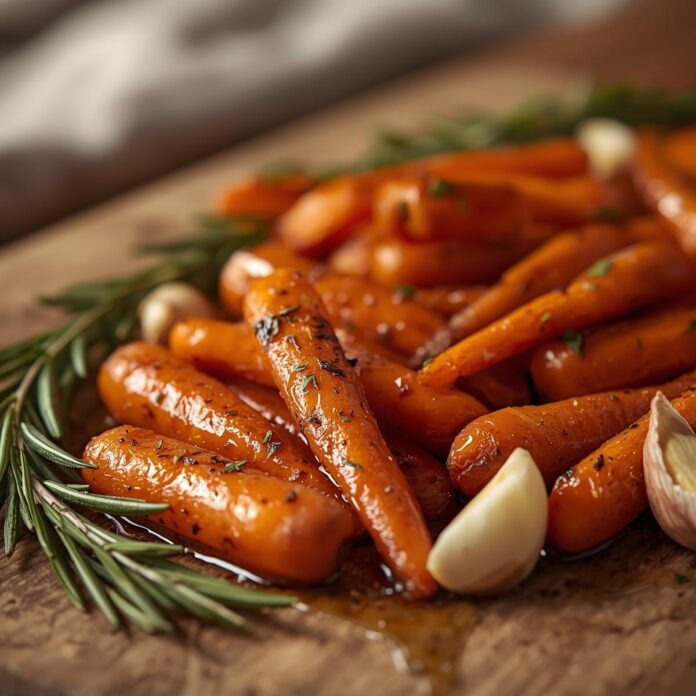 Roasted Carrots with Rosemary and Garlic Recipe