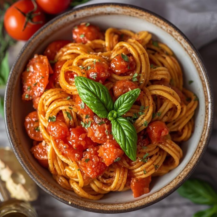 Roasted Tomato Garlic Pasta