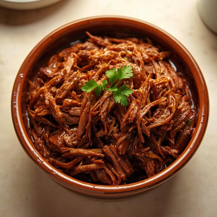 Slow Cooker BBQ Pulled Beef