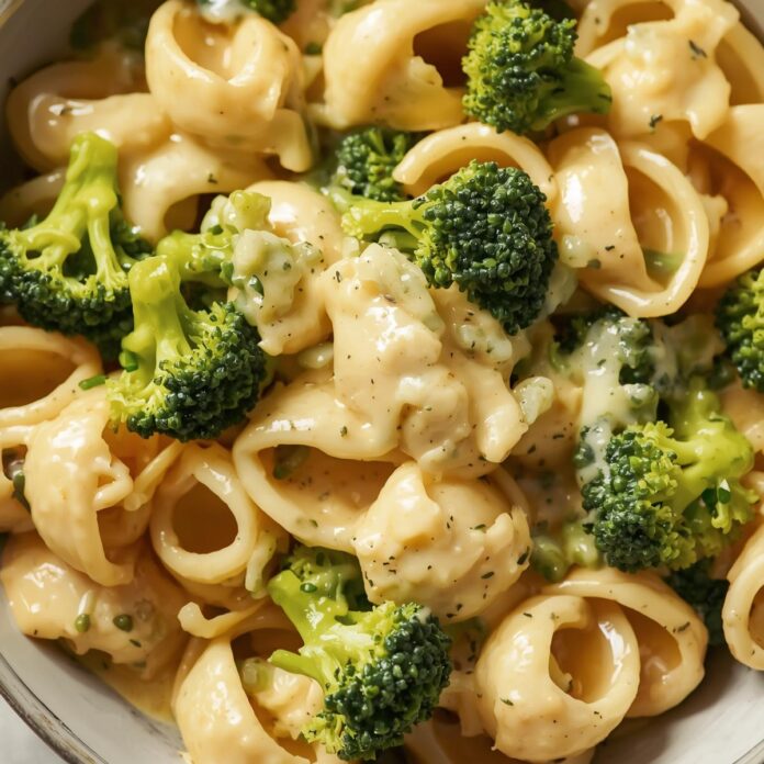 White Cheddar Broccoli and Shells