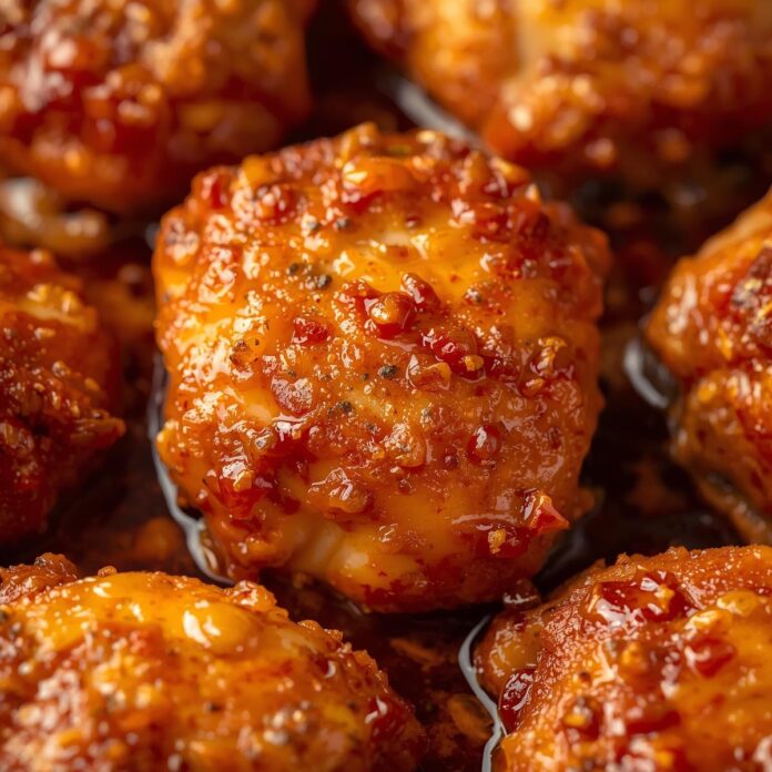 Baked Crunchy Hot Honey Chicken