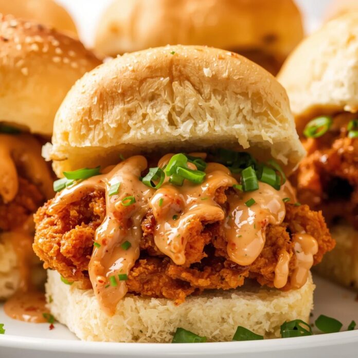 Bang Bang Chicken Sliders