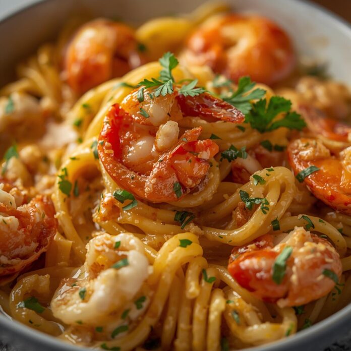 Buttered Lobster Pasta