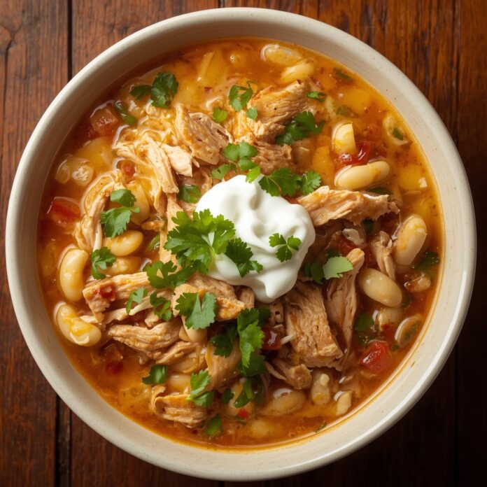 Cajun White Chicken Chili