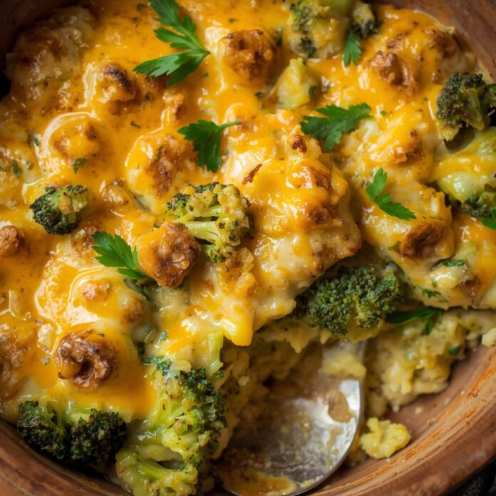 Cheesy Broccoli and Rice