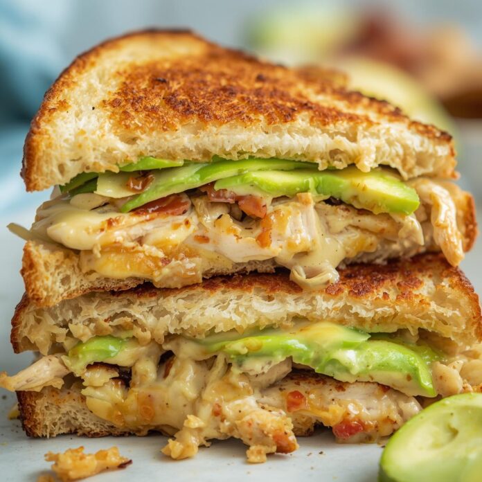 Chicken Avocado Melt Sandwich