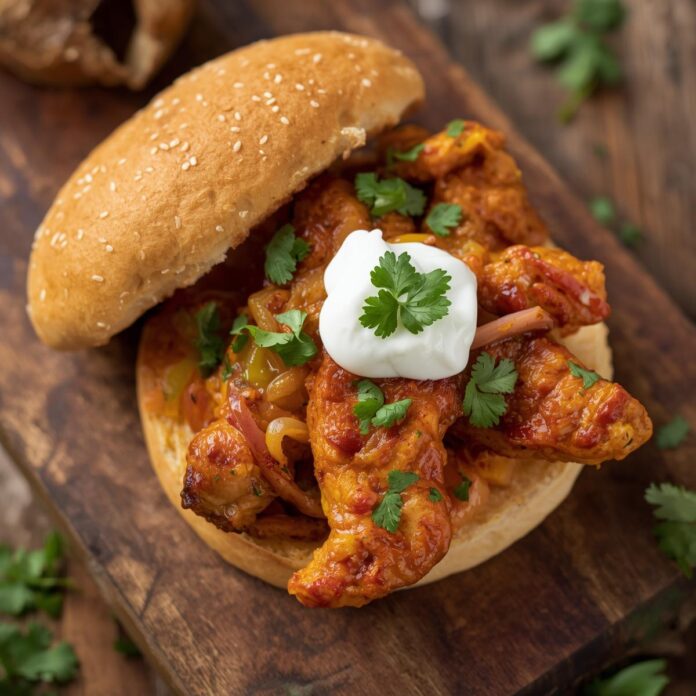 Chicken Fajita Burgers