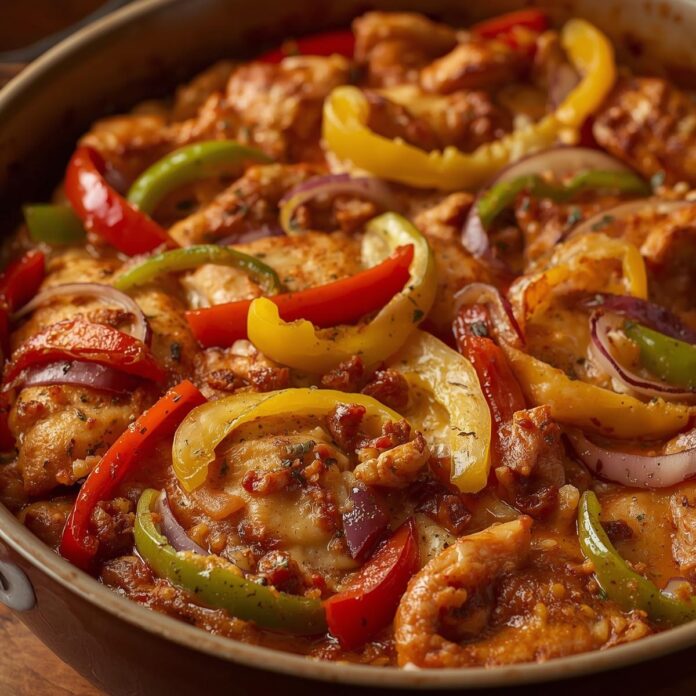 Chicken Fajita Casserole
